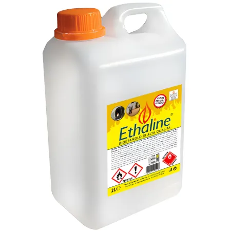 Combustibile Bioetanolo 12 Taniche 2L per Biocamini e Biostufe Inodore
