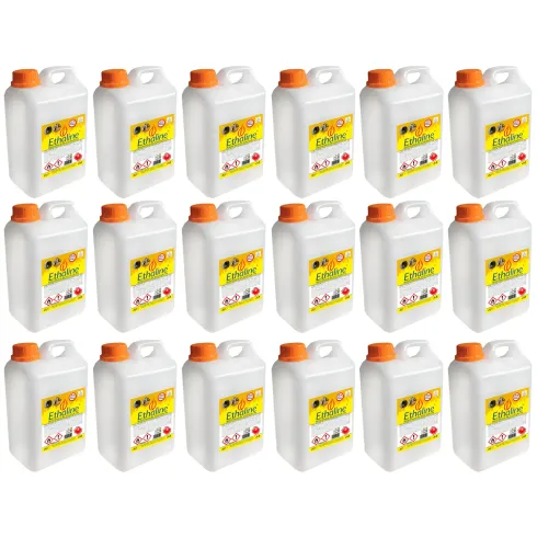 Combustibile Bioetanolo 18 Taniche 2L per Biocamini e Biostufe Inodore