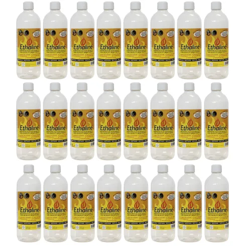 Bioetanolo 24 Taniche 1L per Biocamini e Stufe Combustibile Naturale
