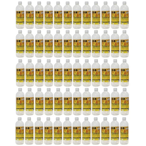 Bioetanolo 60 Taniche 1L per Biocamini e Stufe Combustibile Naturale