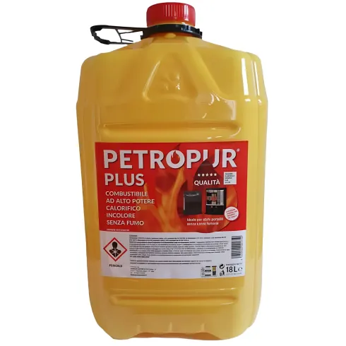 1 Tanica 18L Riciclabile Combustibile Liquido Inodore Stufe Portatili