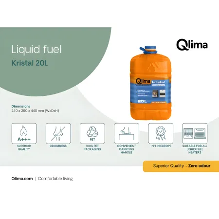 Combustibile Liquido per Stufe Portatili 20L Paraffina Qualità Premium
