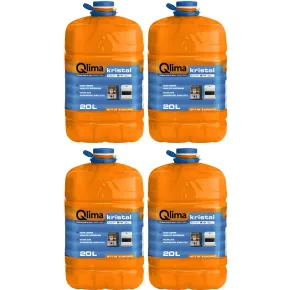 4 Taniche Combustibile Liquido Stufe Portatili 20L Paraffina Premium