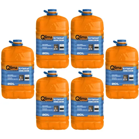 4 Taniche Combustibile Liquido Stufe Portatili 20L Paraffina Premium