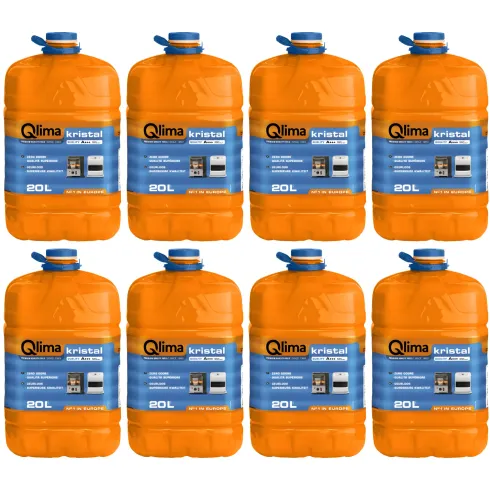8 Taniche Combustibile Liquido Stufe Portatili 20L Paraffina Premium