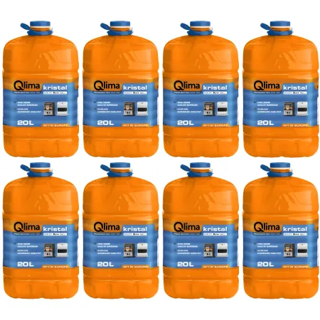 8 Taniche Combustibile Liquido Stufe Portatili 20L Paraffina Premium