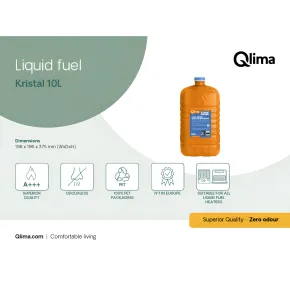 Combustibile Liquido per Stufe Tanica 10L Inodore Qualità Premium 2