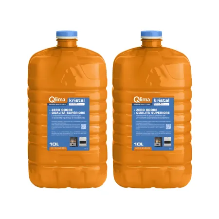 Combustibile Liquido per Stufe 2 Taniche 10L Inodore Qualità Premium