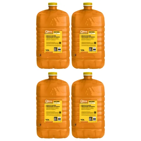 4 Taniche PET Riciclabile 10L Combustibile Liquido Paraffina per Stufe