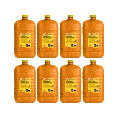 8 Taniche PET Riciclabile 10L Combustibile Liquido Paraffina per Stufe