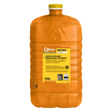 8 Taniche PET Riciclabile 10L Combustibile Liquido Paraffina per Stufe