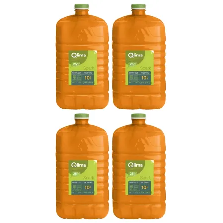10L 4 Taniche Combustibile Liquido Puro Ecologico Inodore per Stufe