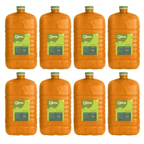 10L 8 Taniche Combustibile Liquido Puro Ecologico Inodore per Stufe