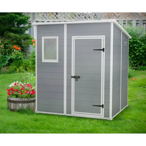 Casetta in Resina Manor Pent da Giardino Keter 183x185 cm per Attrezzi