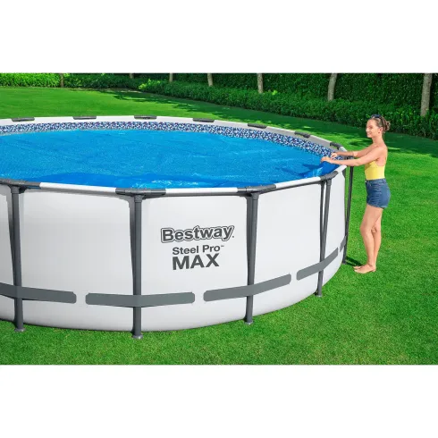 Telo parasole per Piscina Rotonda Diametro 549cm Copertura Galleggiante