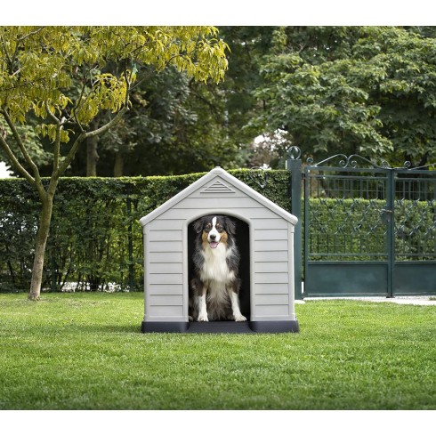 Cuccia per Cani Keter Taglia Grande Dog House in Resina