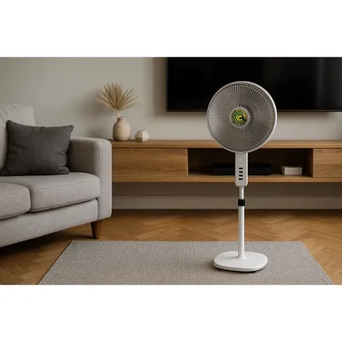 Stufa Alogena a Parabola Piantana 900W Oscillante Bianco da Soggiorno