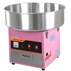 Macchina per Zucchero Filato Rosa Professionale Acciaio Inox per Feste