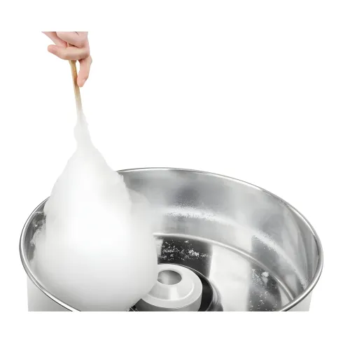 Macchina per Zucchero Filato Rosa Professionale Acciaio Inox per Feste