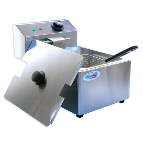 Friggitrice Acciaio Inox Capacità 5,5L Professionale 2560 W Catering