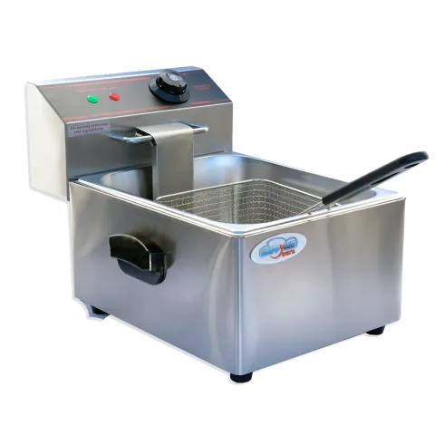 Friggitrice Acciaio Inox Capacità 5,5L Professionale 2560 W Catering