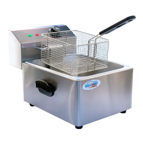 Friggitrice Acciaio Inox Capacità 5,5L Professionale 2560 W Catering