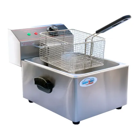 Friggitrice Acciaio Inox Capacità 5,5L Professionale 2560 W Catering