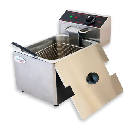 Friggitrice in Acciaio Inox Capacità 8L Professionale 2500 W Catering