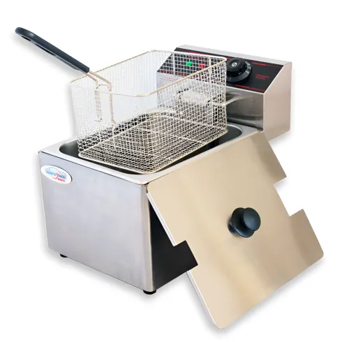 Friggitrice in Acciaio Inox Capacità 8L Professionale 2500 W Catering