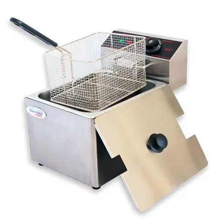 Friggitrice in Acciaio Inox Capacità 8L Professionale 2500 W Catering