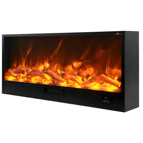 Camino Elettrico da Incasso 150 cm Effetto Fiamma a Led 750 1500 Watt