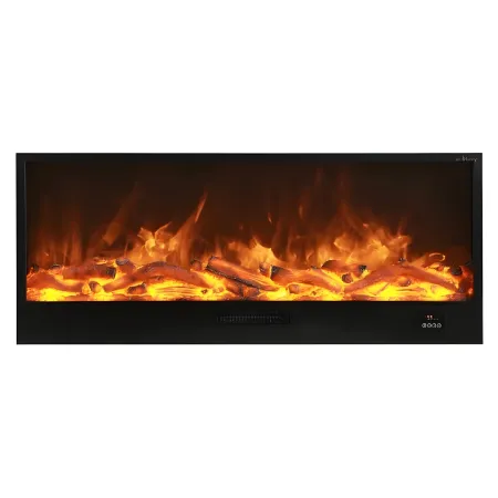 Camino Elettrico da Incasso 150 cm Effetto Fiamma a Led 750 1500 Watt