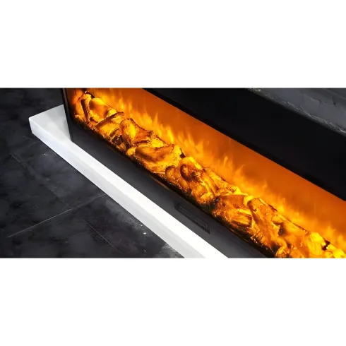 Camino Elettrico da Incasso 150 cm Effetto Fiamma a Led 750 1500 Watt