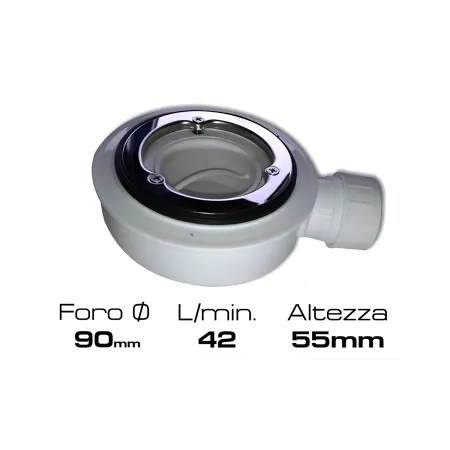 Piatto Doccia in Pietra Rettangolare 70x100 Ardesia Antracite