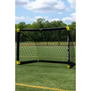 Porta Calcio Pieghevole 137x91 cm Rete Impermeabile Giardino 2