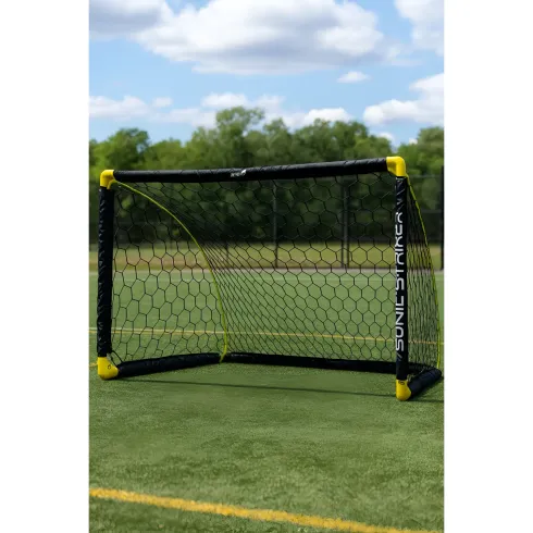 Porta Calcio Pieghevole 137x91 cm Rete Impermeabile Giardino