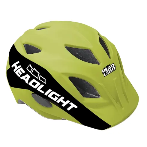 Casco Protezione Sport Misura Regolabile con Luci Led Taglia 52–56 cm