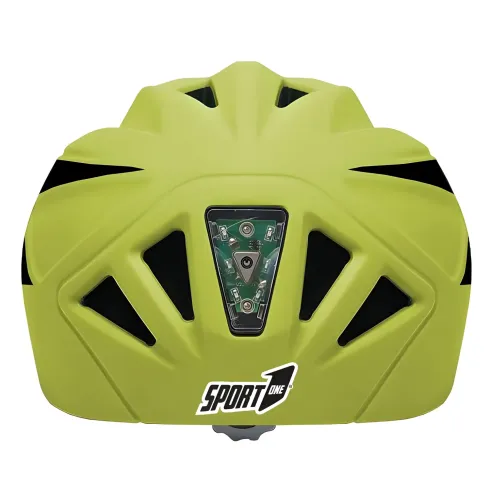 Casco Protezione Sport Misura Regolabile con Luci Led Taglia 52–56 cm