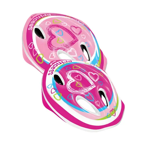 Casco Protezione Easy Girl Taglia 52-56cm Regolabile Bicicletta