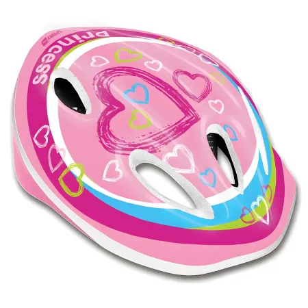 Casco Protezione Easy Girl Taglia 52-56cm Regolabile Bicicletta