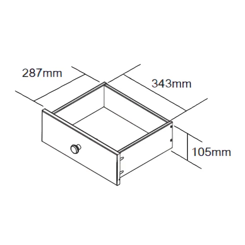 Mobile Grigio a 2 Ante 2 Cassetti Credenza in Legno Dispensa Soggiorno Cucina | BricoShop24