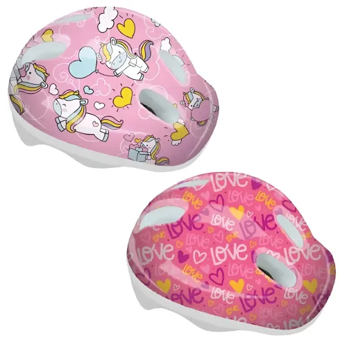 Casco Protezione Baby Girl Taglia 44-48cm Regolabile Bicicletta