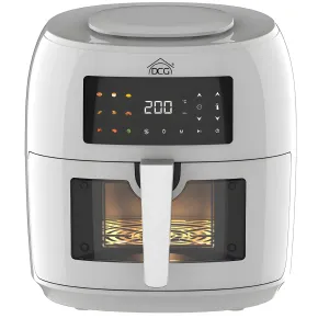 Friggitrice ad Aria 1800W 8L DCG Bianco Display Touch Antiaderente