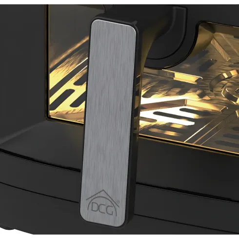 Friggitrice ad Aria 8L 1800W Digitale Nero Timer 60 min Antiaderente