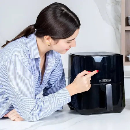 Friggitrice ad Aria Black & Decker 1450W 5L Digitale Antiaderente Nero