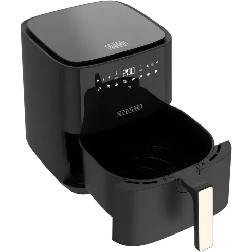 Friggitrice ad Aria Black & Decker 1450W 5L Digitale Antiaderente Nero