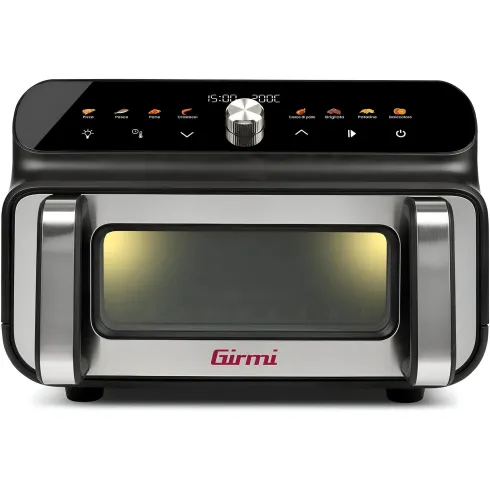 Friggitrice ad Aria Girmi 2000W 10L Display Digitale Multifunzione Nero