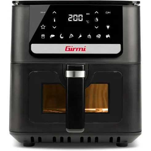 Friggitrice ad Aria Girmi 1700W 6,5L Griglia Regolabile Nero Digitale