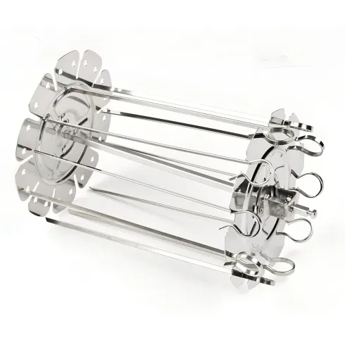Friggitrice ad Aria Girmi 1800W 12L con Girarrosto Spiedini Grigio