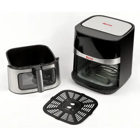 Friggitrice ad Aria Girmi 9L 2200W Digitale 10 Programmi Nero